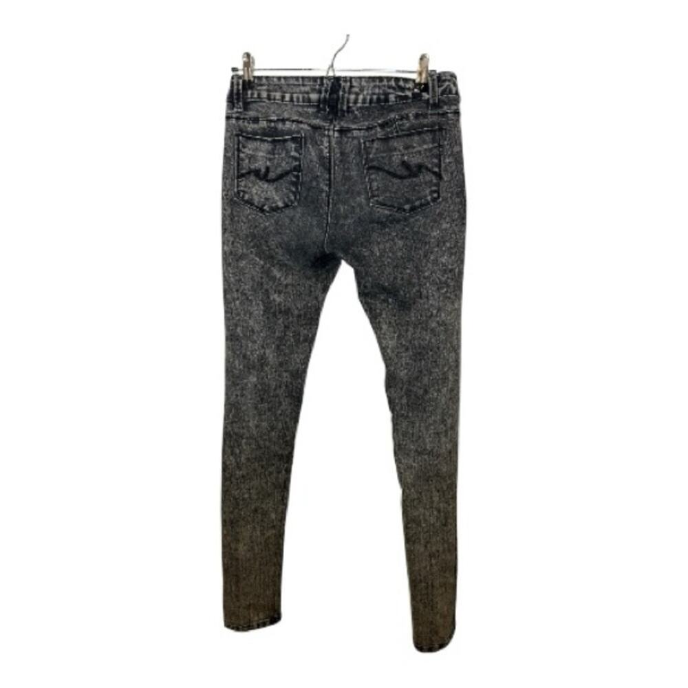 VTG Y2K Icon Apparel acid wash low tide I stretch skinny jeans. Size 6 - Picture 2 of 7